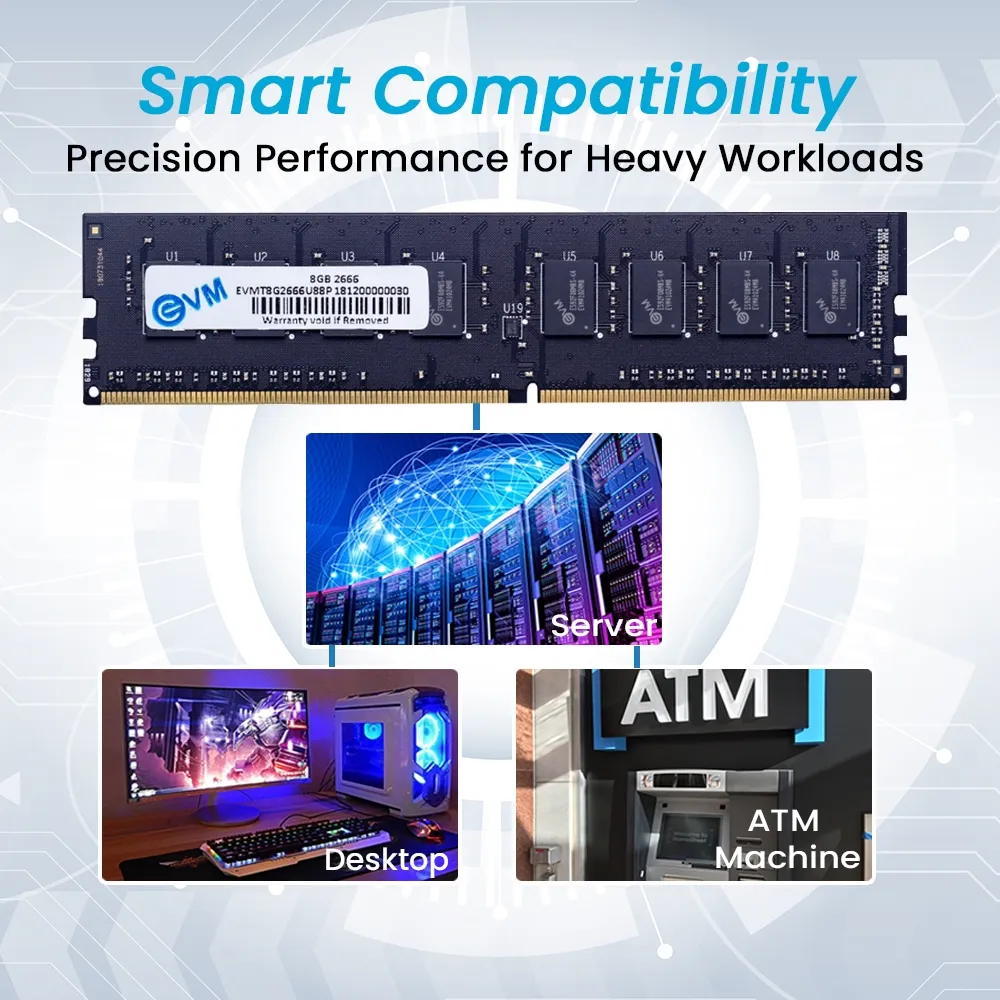 EVM Desktop Ram 8GB DDR4 2666Mhz view 6